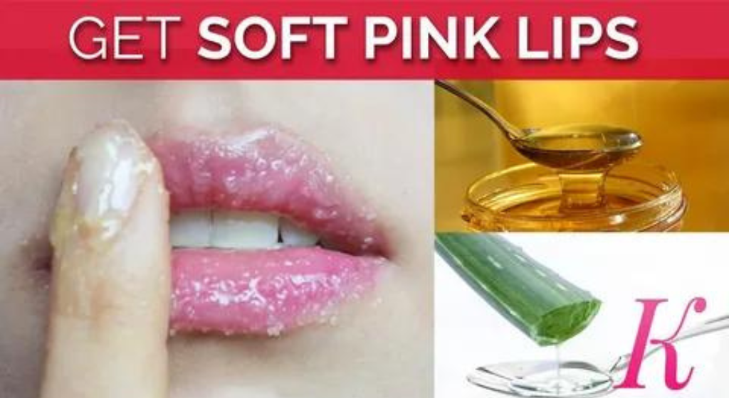 Easy and safe home remedies to get soft pink lips