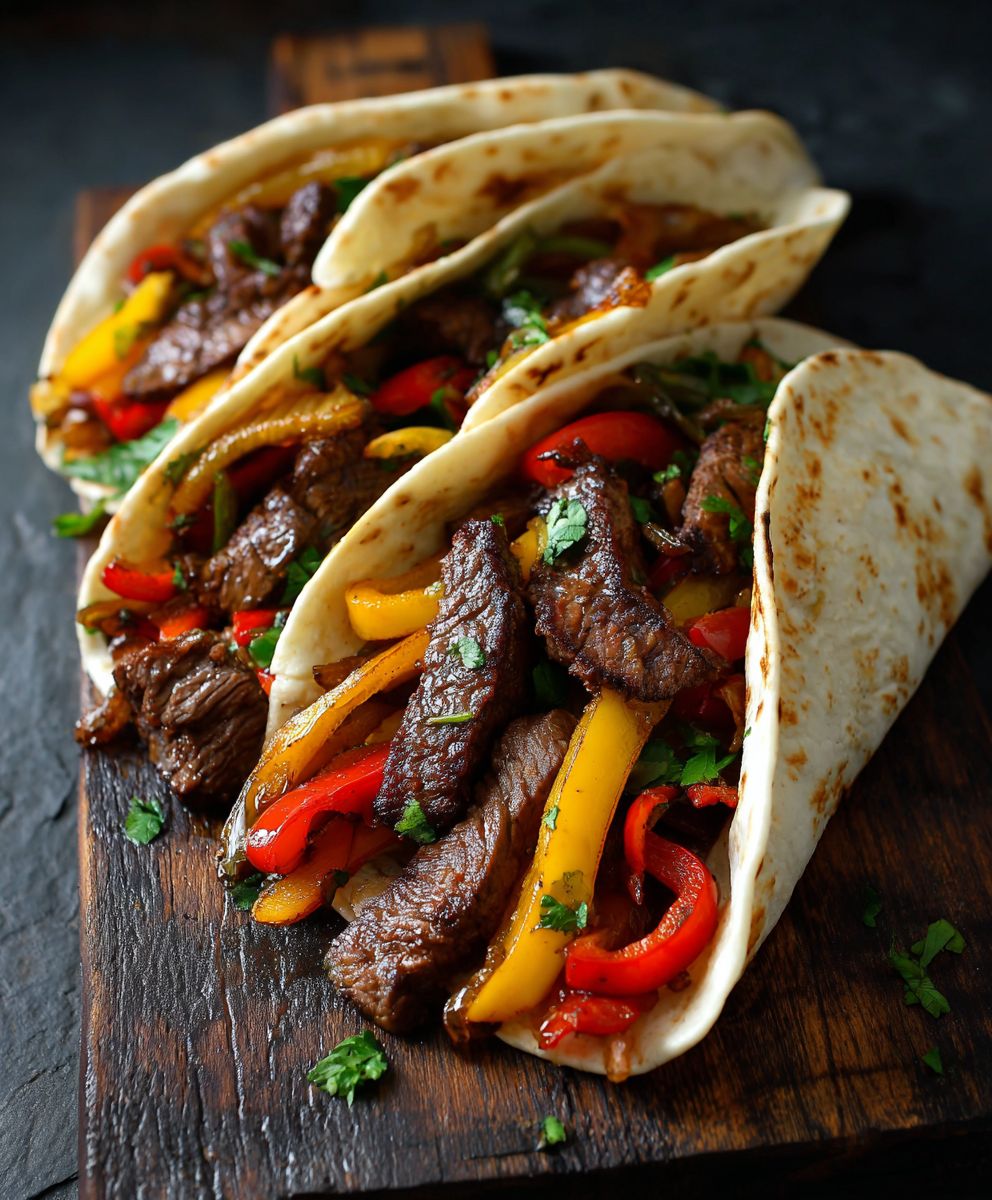 Blackstone Steak Fajitas | Easy Sizzling Griddle Steak Dinner Recipe