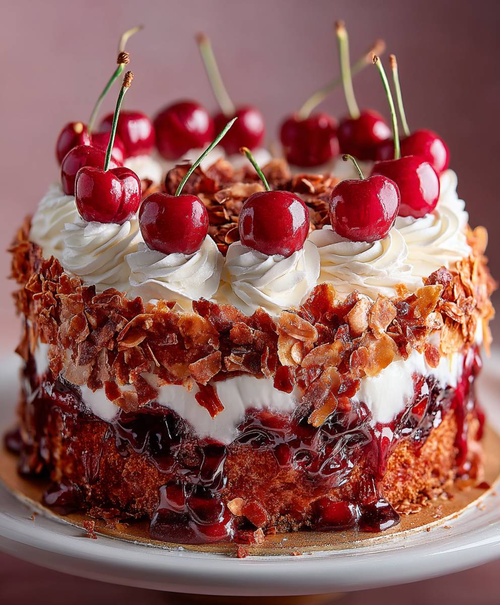 Cherry Chip Cake | Soft and Sweet Cherry Cake Recipe image 2