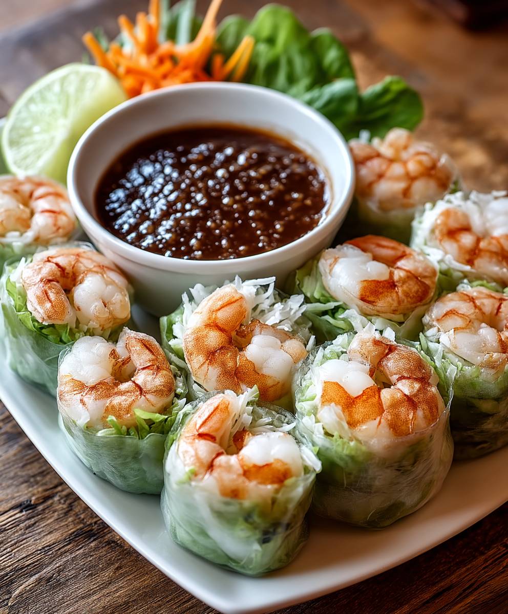 Easy Shrimp Spring Rolls | Fresh & Healthy No-Cook Recipe image 2