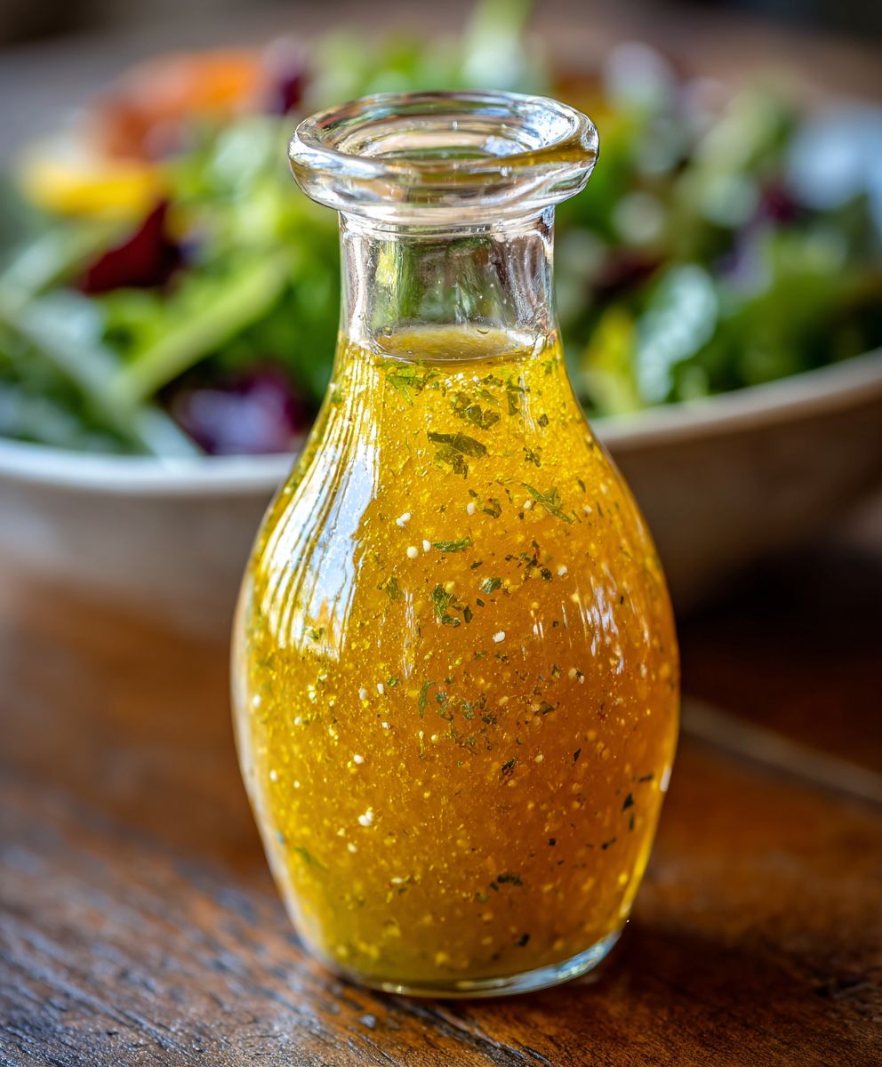 Lemon Vinaigrette Recipe | Easy Fresh Homemade Salad Dressing image 2