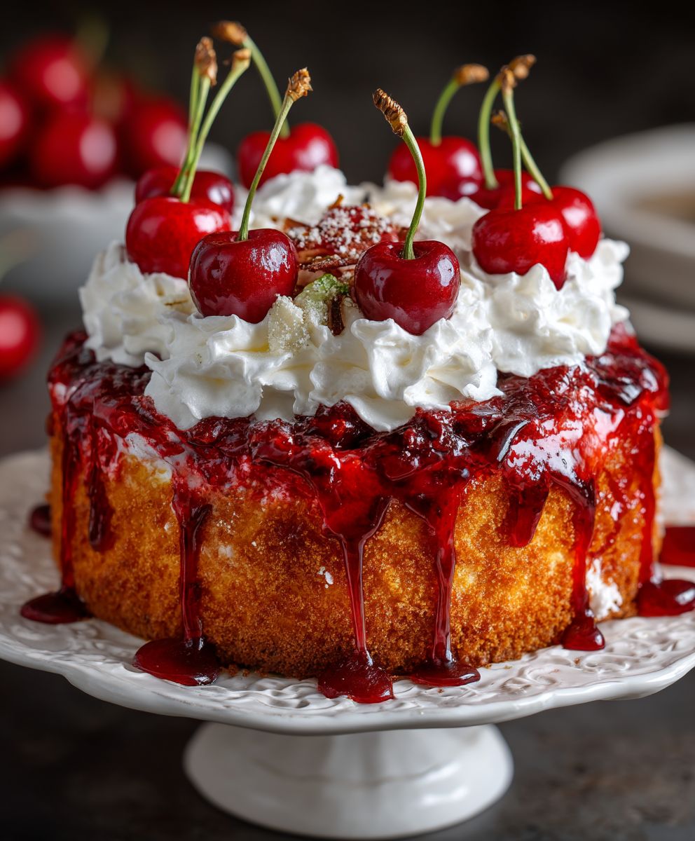 Maraschino Cherry Cake | Moist and Classic Homemade Cake