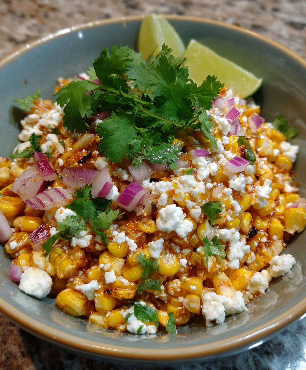 Mexican Street Corn Salad | Easy Creamy Elote Style Side Dish image 2