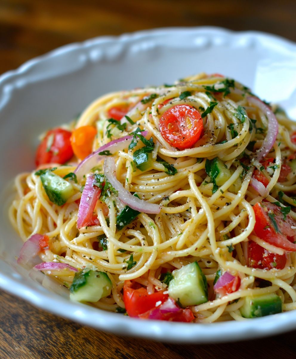 Spaghetti Salad Recipe | Easy Fresh Pasta Salad for Any Occasion image 2