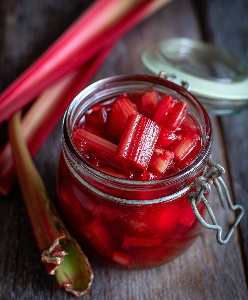 Stewed Rhubarb Recipe | Easy 3 Ingredient Sweet Fruit Dessert