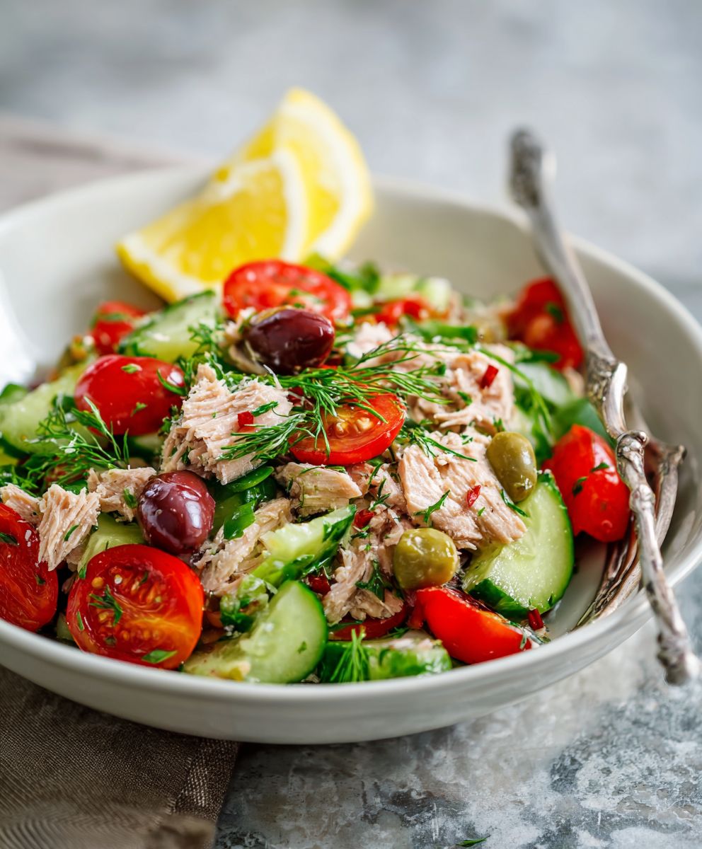 Tuna Salad Recipe | Easy Healthy High Protein Lunch Idea image 2