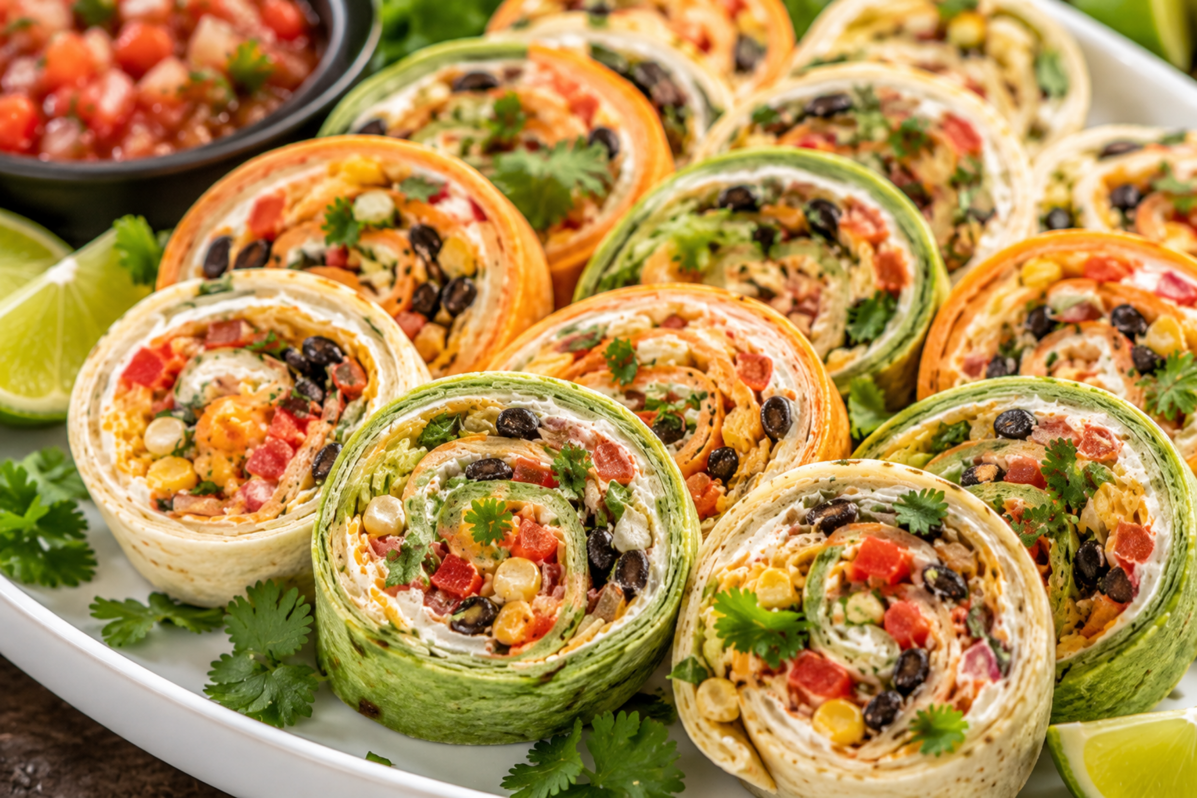 Cinco de Mayo Appetizers | Easy Mexican Pinwheels Party Food Ideas