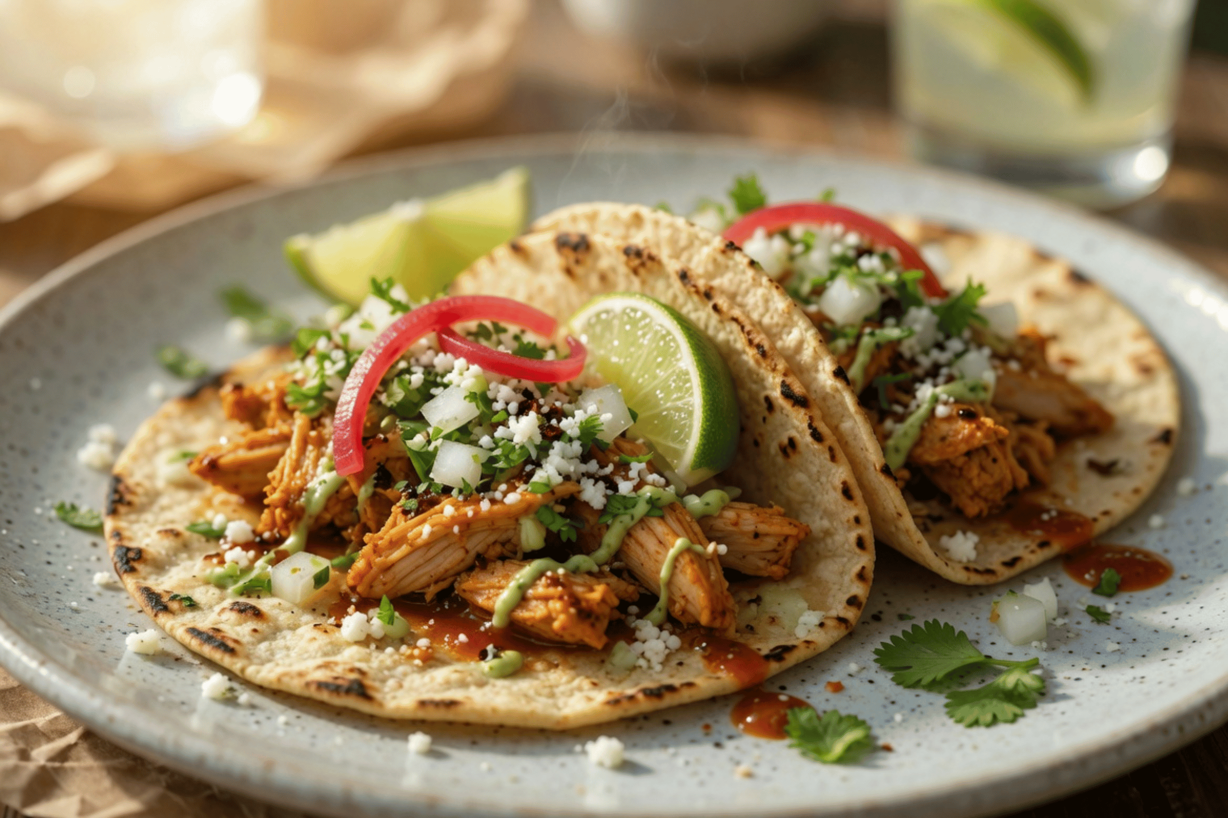 Easy Chicken Street Tacos | Quick Flavorful Mexican Dinner Recipe