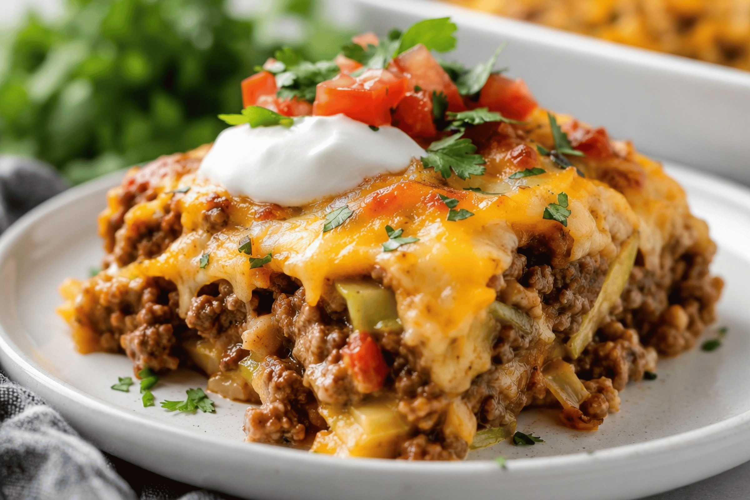 Easy Low-Carb Taco Casserole