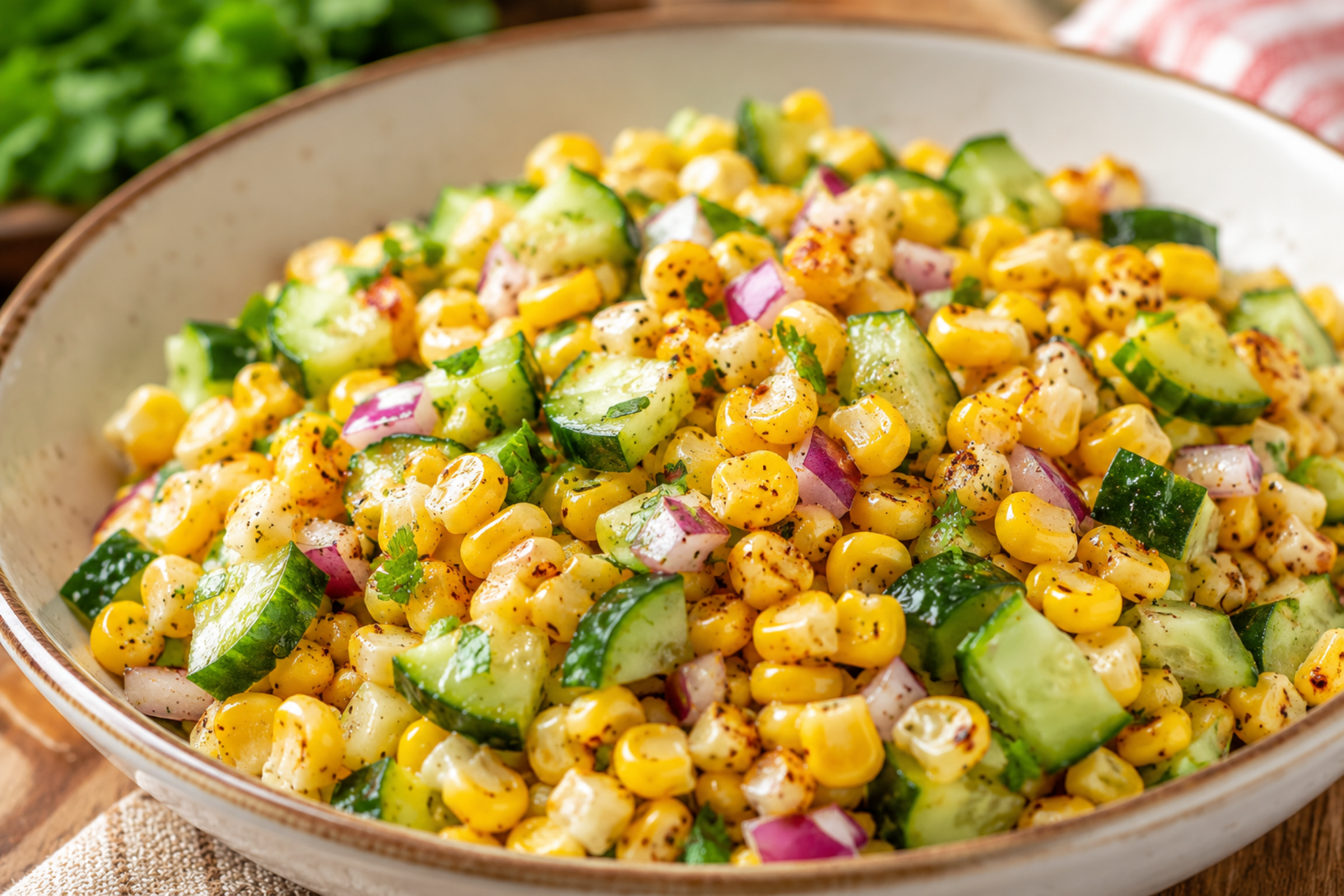 Corn and Cucumber Picnic Salad: The Fresh Summer Side Everyone Will Ask You to Bring Again