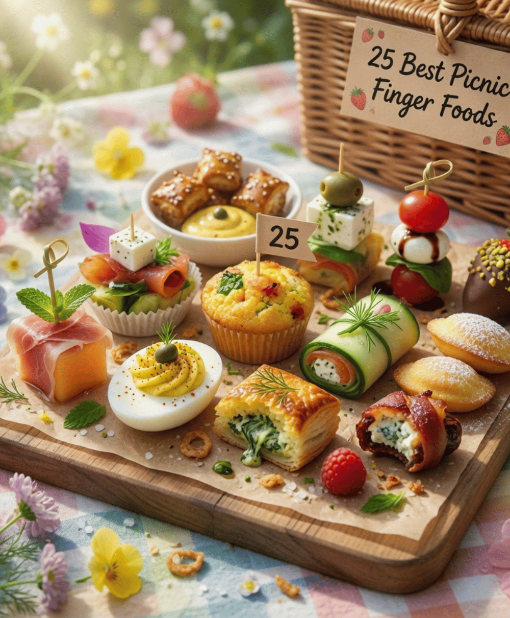 25 Best Picnic Finger Foods | Easy Party Snacks and Outdoor Food Ideas