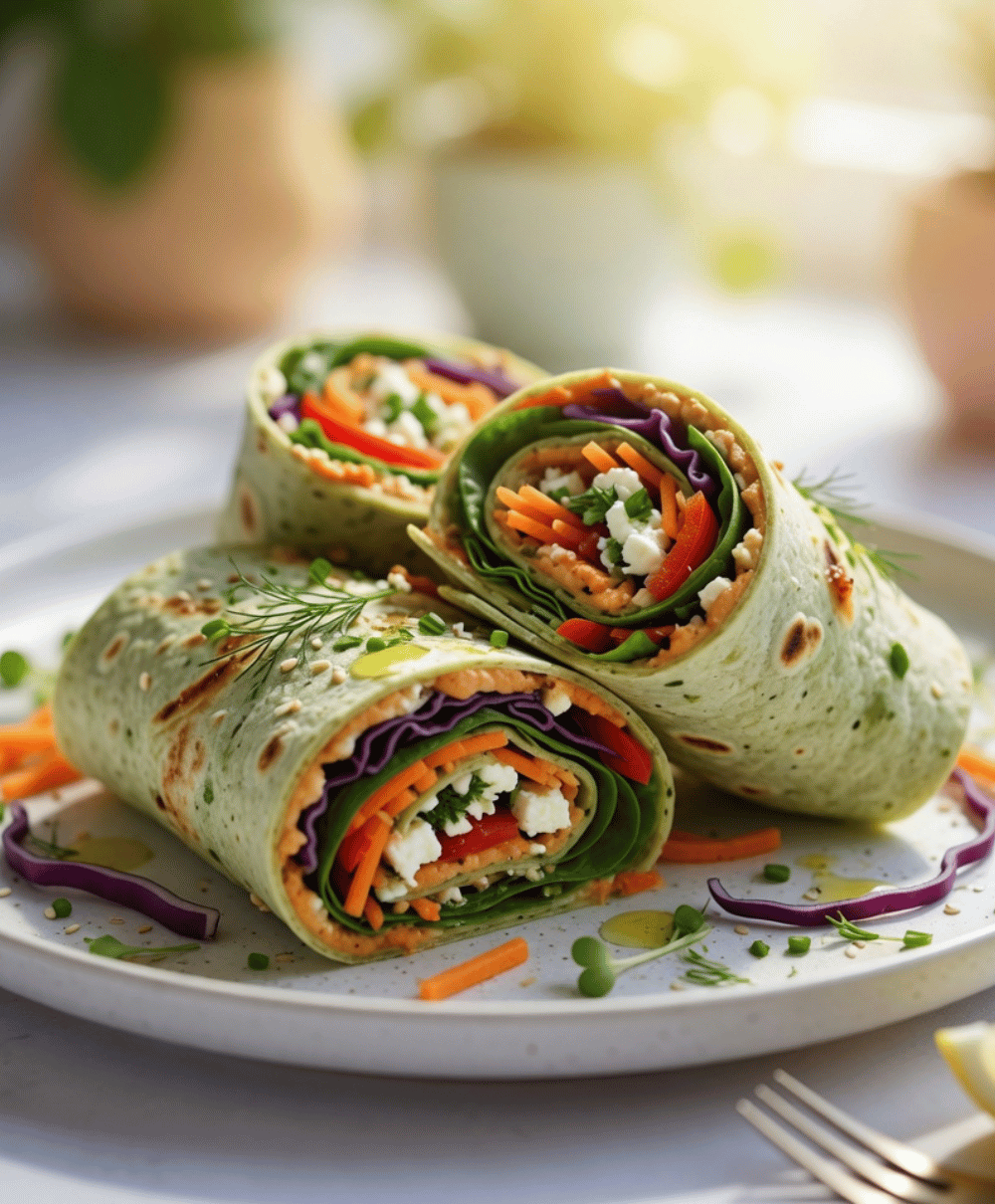 Vegetable Tortilla Roll Ups | Easy Healthy Party Appetizer Recipe