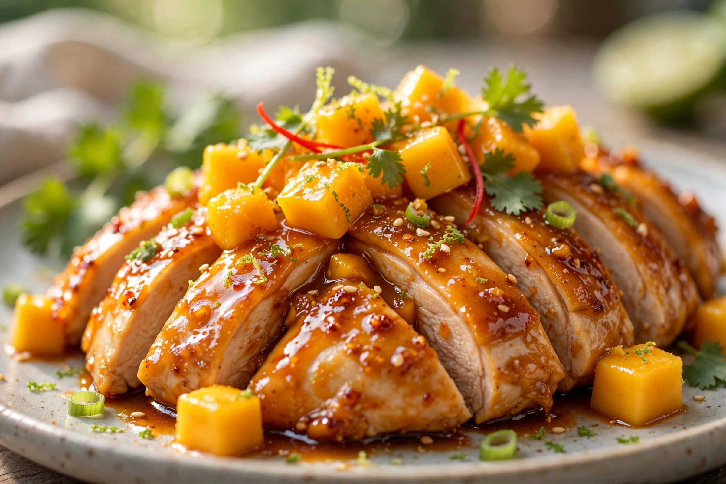 Asian Mango Chicken: A Sweet and Savory Easy Chicken Dinner Recipe