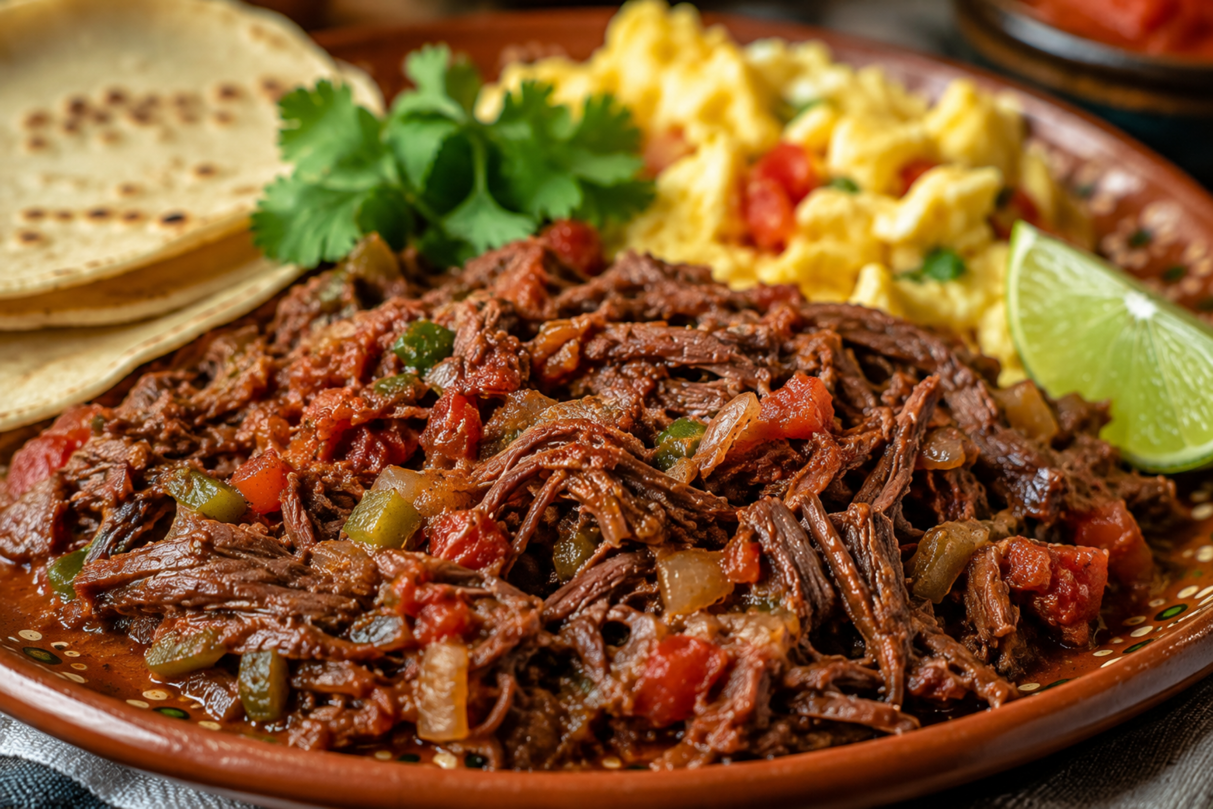 Beef Machaca | Authentic Mexican Shredded Beef Breakfast Recipe