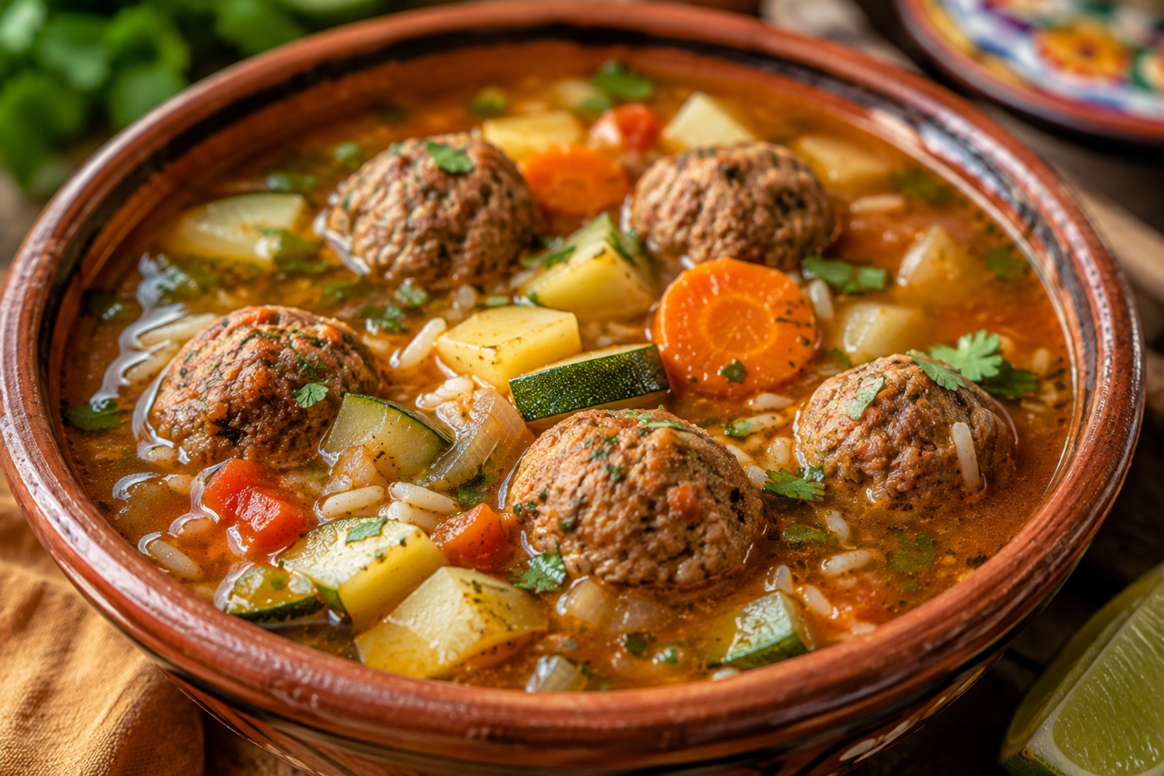 Albondigas Soup | Authentic Mexican Meatball Soup Recipe