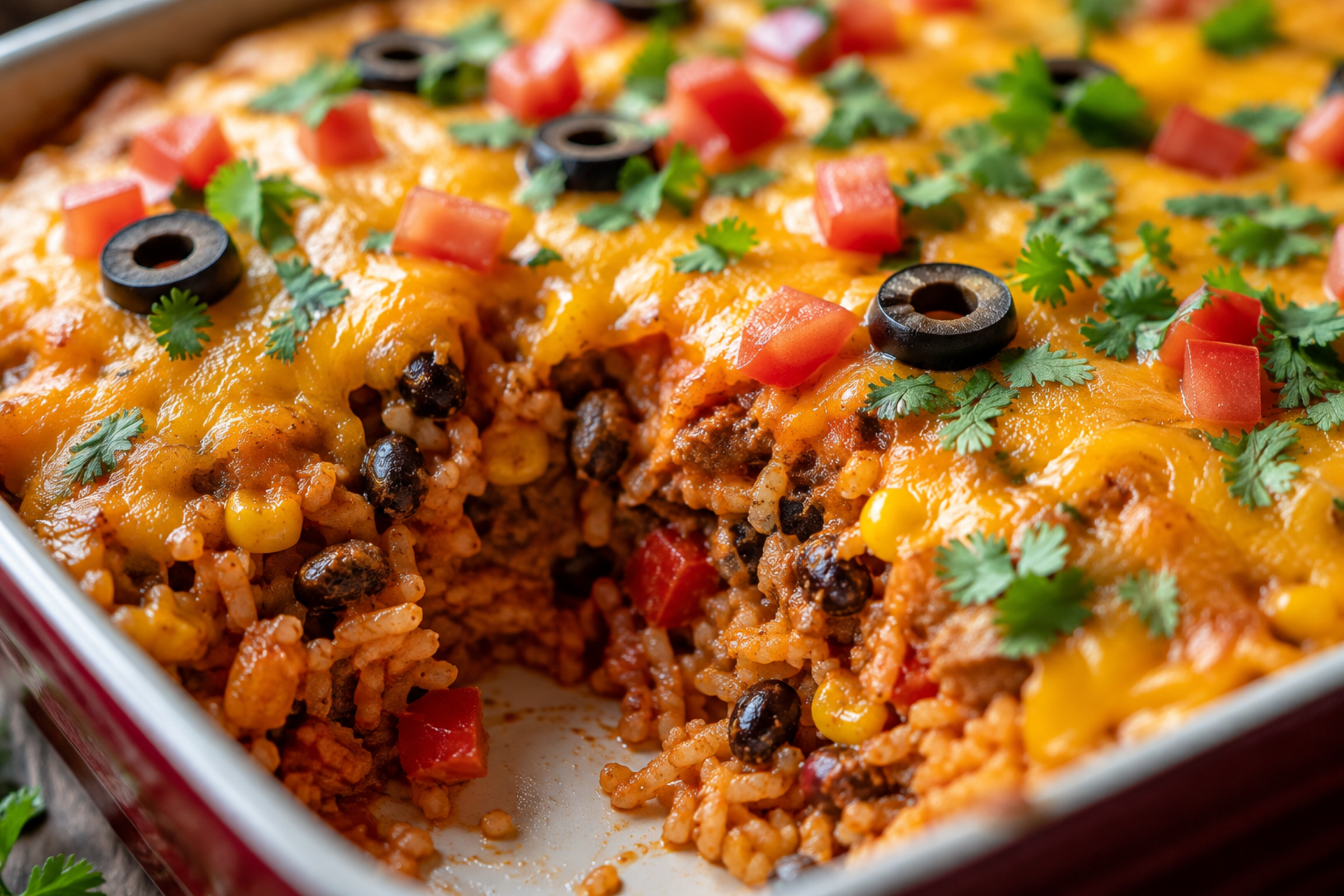 Easy Mexican Rice Casserole: The Ultimate Cheesy Family Dinner