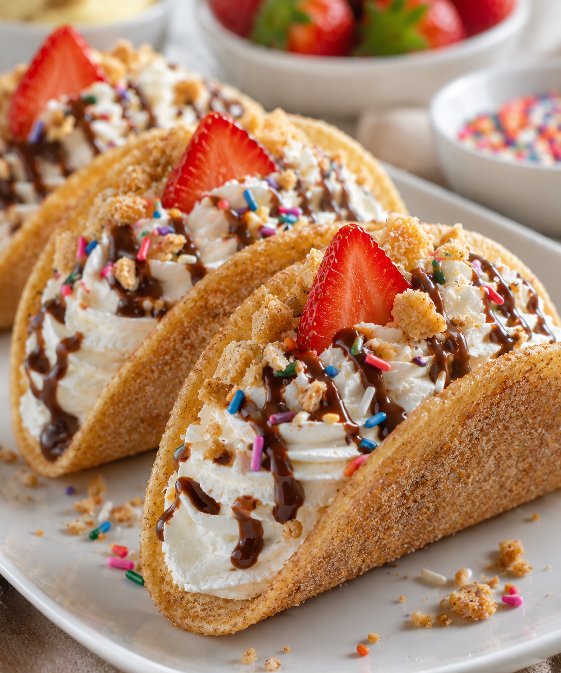 Easy Dessert Tacos | Fun Sweet Taco Treat Recipe for Parties