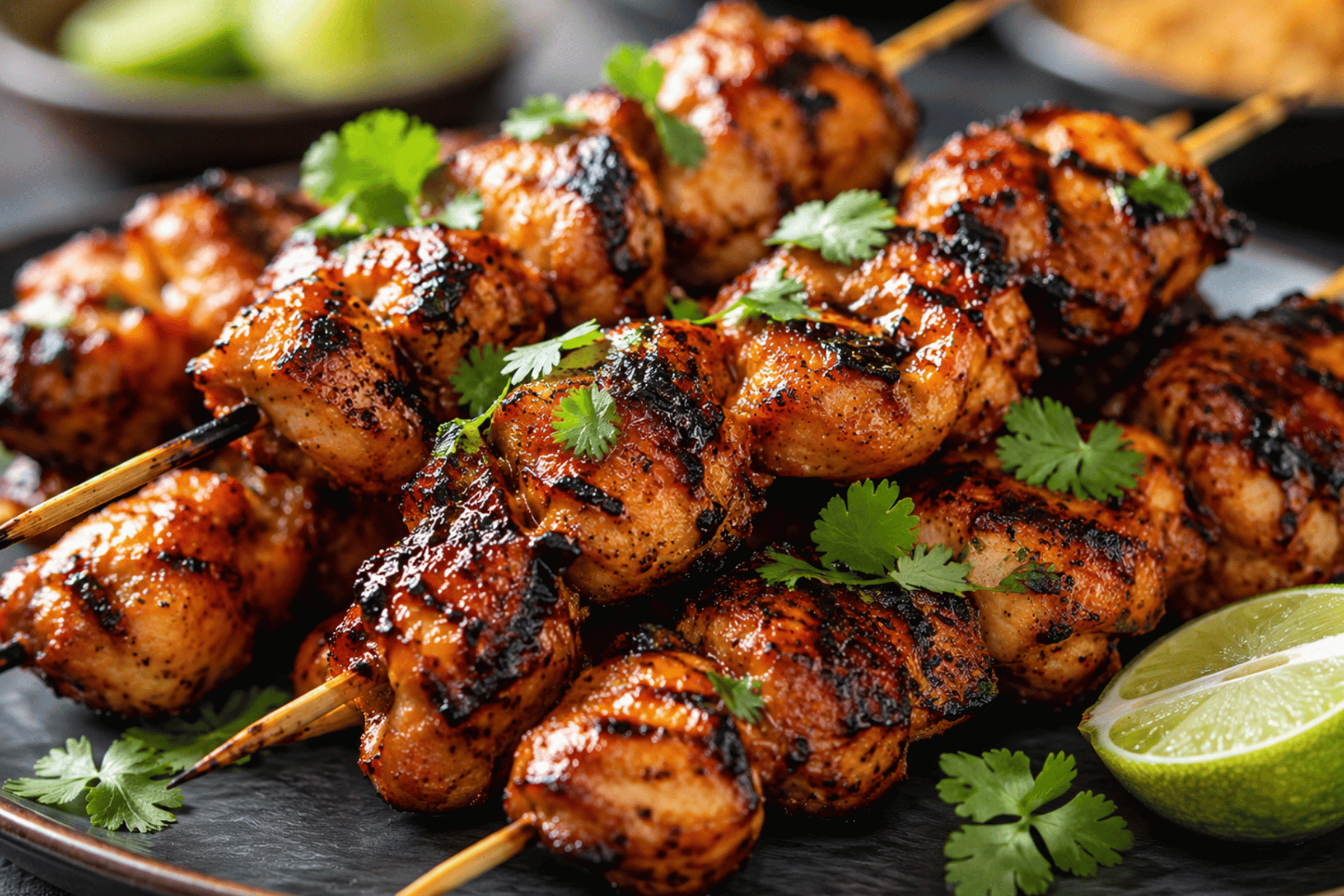 Mexican Barbecue Chicken Skewers | Easy Grilled BBQ Chicken Recipe