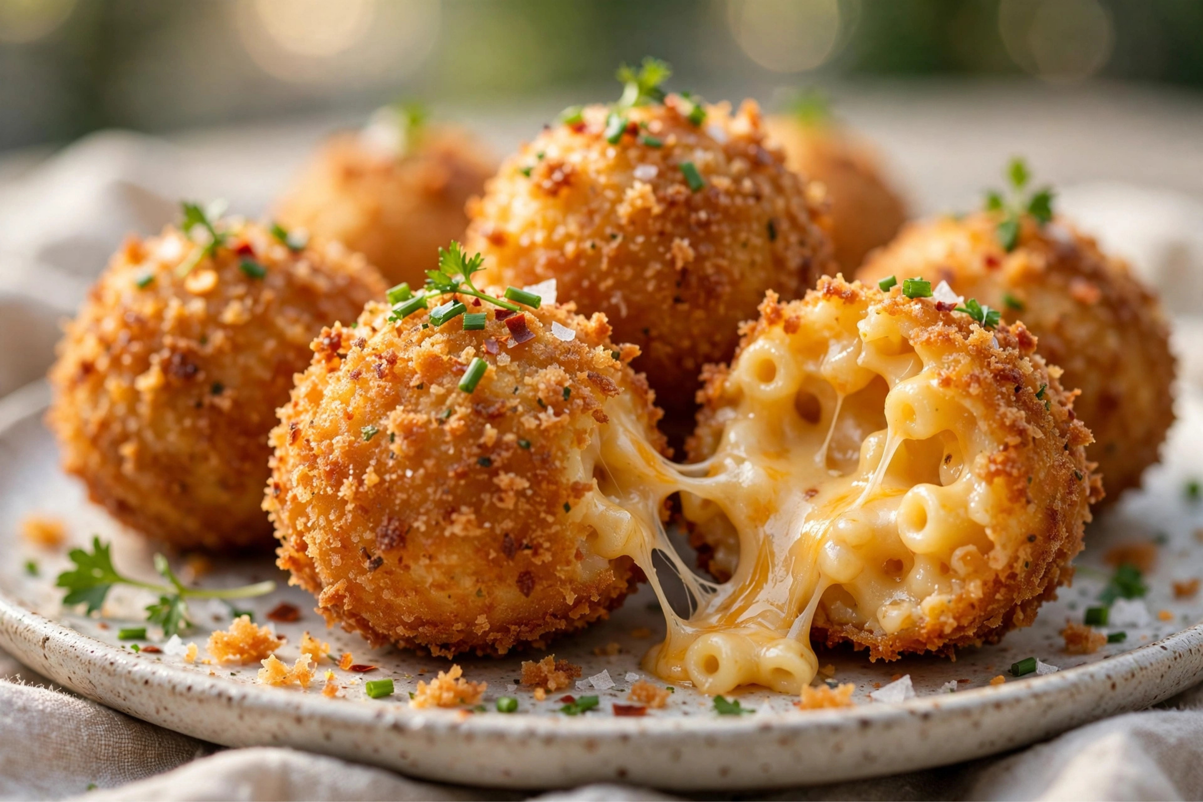 Crispy Mac and Cheese Balls Recipe | Easy Cheesy Appetizer Party Snack
